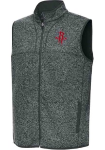 Antigua Houston Rockets Mens Grey Fortune Sleeveless Jacket