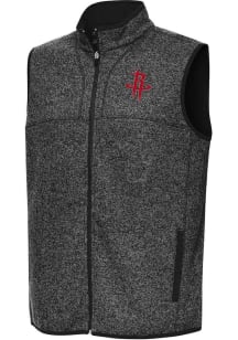 Antigua Houston Rockets Mens Black Fortune Sleeveless Jacket