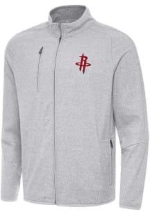 Antigua Houston Rockets Mens Grey Hold Up Light Weight Jacket