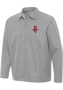 Antigua Houston Rockets Mens Grey Pivot Light Weight Jacket