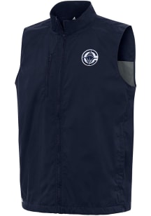 Antigua Los Angeles Clippers Mens Navy Blue Brisk Sleeveless Jacket