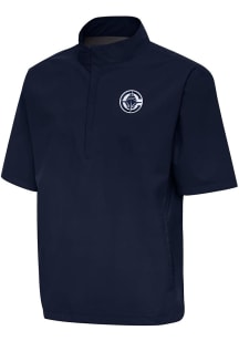 Antigua Los Angeles Clippers Mens Navy Blue Brisk Short Sleeve Jacket