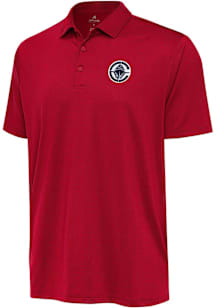 Antigua Los Angeles Clippers Mens Red Ellipse Short Sleeve Polo