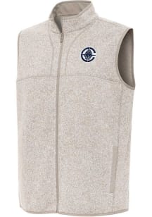 Antigua Los Angeles Clippers Mens Oatmeal Fortune Sleeveless Jacket