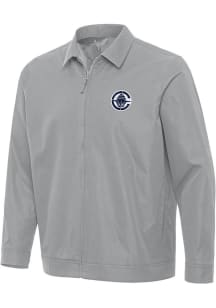 Antigua Los Angeles Clippers Mens Grey Pivot Light Weight Jacket