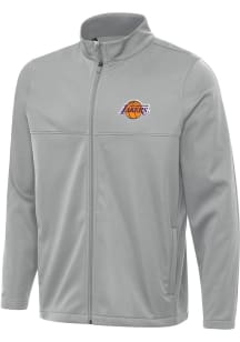 Antigua Los Angeles Lakers Mens Grey Links 2 Light Weight Jacket