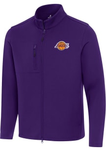 Antigua Los Angeles Lakers Mens Purple Objection Light Weight Jacket