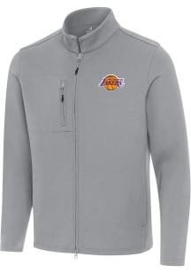 Antigua Los Angeles Lakers Mens Grey Objection Light Weight Jacket