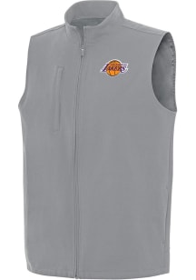 Antigua Los Angeles Lakers Mens Grey Regard Sleeveless Jacket