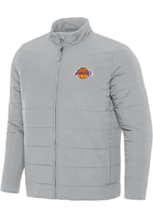 Antigua Los Angeles Lakers Mens Grey Swelter Filled Jacket