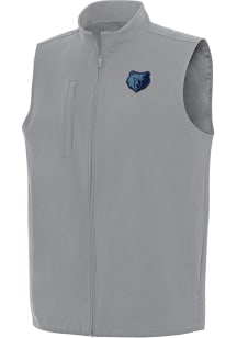 Antigua Memphis Grizzlies Mens Grey Alternate Regard Sleeveless Jacket