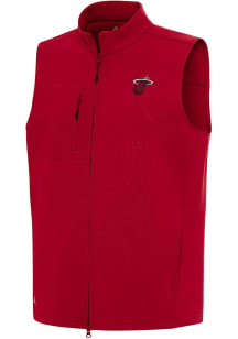 Antigua Miami Heat Mens Red Alternate Demand Sleeveless Jacket