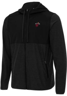 Antigua Miami Heat Mens Black Alternate Sway Light Weight Jacket