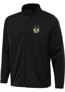 Antigua Milwaukee Bucks Mens Black Links 2 Light Weight Jacket