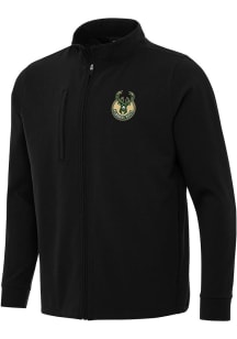 Antigua Milwaukee Bucks Mens Black Regard Light Weight Jacket