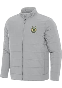 Antigua Milwaukee Bucks Mens Grey Swelter Filled Jacket
