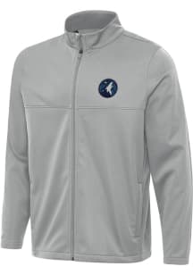 Antigua Minnesota Timberwolves Mens Grey Links 2 Light Weight Jacket