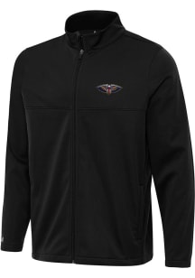 Antigua New Orleans Pelicans Mens Black Links 2 Light Weight Jacket