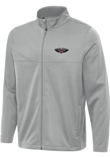 Antigua New Orleans Pelicans Mens Grey Links 2 Light Weight Jacket