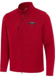 Antigua New Orleans Pelicans Mens Red Objection Light Weight Jacket