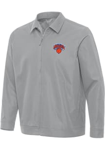 Antigua New York Knicks Mens Grey Pivot Light Weight Jacket