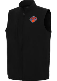 Antigua New York Knicks Mens Black Regard Sleeveless Jacket