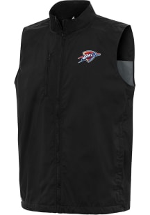 Antigua Oklahoma City Thunder Mens Black Alternate Brisk Sleeveless Jacket