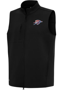 Antigua Oklahoma City Thunder Mens Black Alternate Demand Sleeveless Jacket