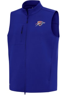 Antigua Oklahoma City Thunder Mens Blue Alternate Demand Sleeveless Jacket