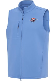 Antigua Oklahoma City Thunder Mens Blue Alternate Demand Sleeveless Jacket