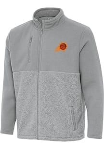 Antigua Phoenix Suns Mens Grey Daily Fused Medium Weight Jacket