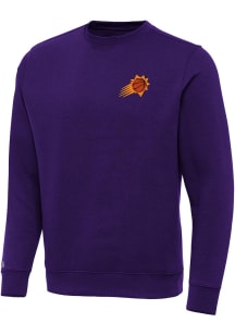 Antigua Phoenix Suns Mens Purple Victory Long Sleeve Crew Sweatshirt