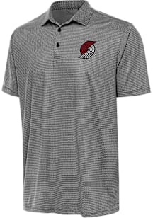 Antigua Portland Trail Blazers Mens White Rings Short Sleeve Polo