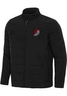 Antigua Portland Trail Blazers Mens Black Swelter Filled Jacket