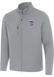 Antigua Sacramento Kings Mens Grey Objection Light Weight Jacket