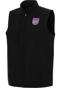 Antigua Sacramento Kings Mens Black Regard Sleeveless Jacket