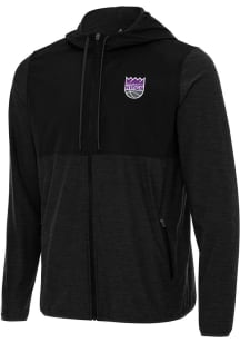 Antigua Sacramento Kings Mens Black Sway Light Weight Jacket