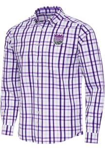 Antigua Sacramento Kings Mens  Tending Long Sleeve Dress Shirt