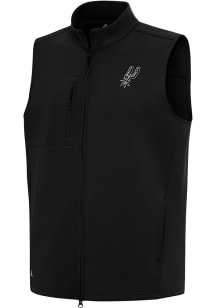 Antigua San Antonio Spurs Mens Black Demand Sleeveless Jacket