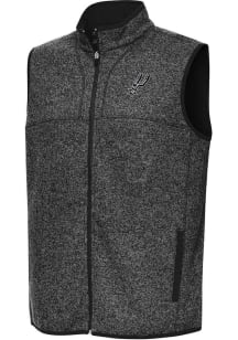 Antigua San Antonio Spurs Mens Black Fortune Sleeveless Jacket