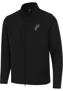 Antigua San Antonio Spurs Mens Black Objection Light Weight Jacket