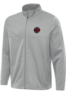 Antigua Toronto Raptors Mens Grey Links 2 Light Weight Jacket