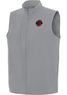 Antigua Toronto Raptors Mens Grey Regard Sleeveless Jacket