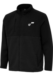 Antigua Utah Jazz Mens Black Daily Fused Medium Weight Jacket