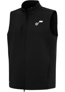 Antigua Utah Jazz Mens Black Demand Sleeveless Jacket