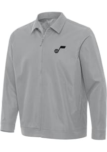 Antigua Utah Jazz Mens Grey Pivot Light Weight Jacket