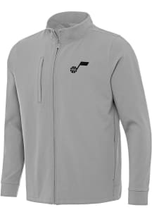 Antigua Utah Jazz Mens Grey Regard Light Weight Jacket