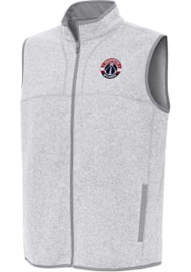 Antigua Washington Wizards Mens Grey Fortune Sleeveless Jacket