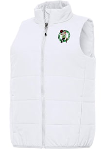 Antigua Boston Celtics Womens White Experience Vest