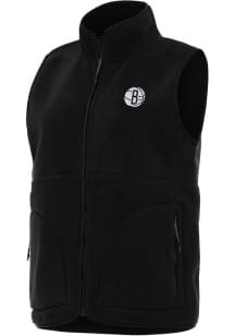 Antigua Brooklyn Nets Womens Black Nostalgic Vest